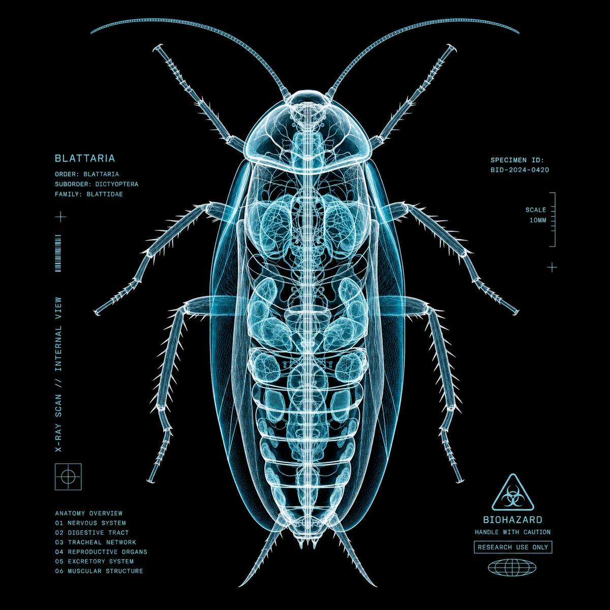 X-Ray Roach – Cockroach Janta Party Oversized T-Shirt