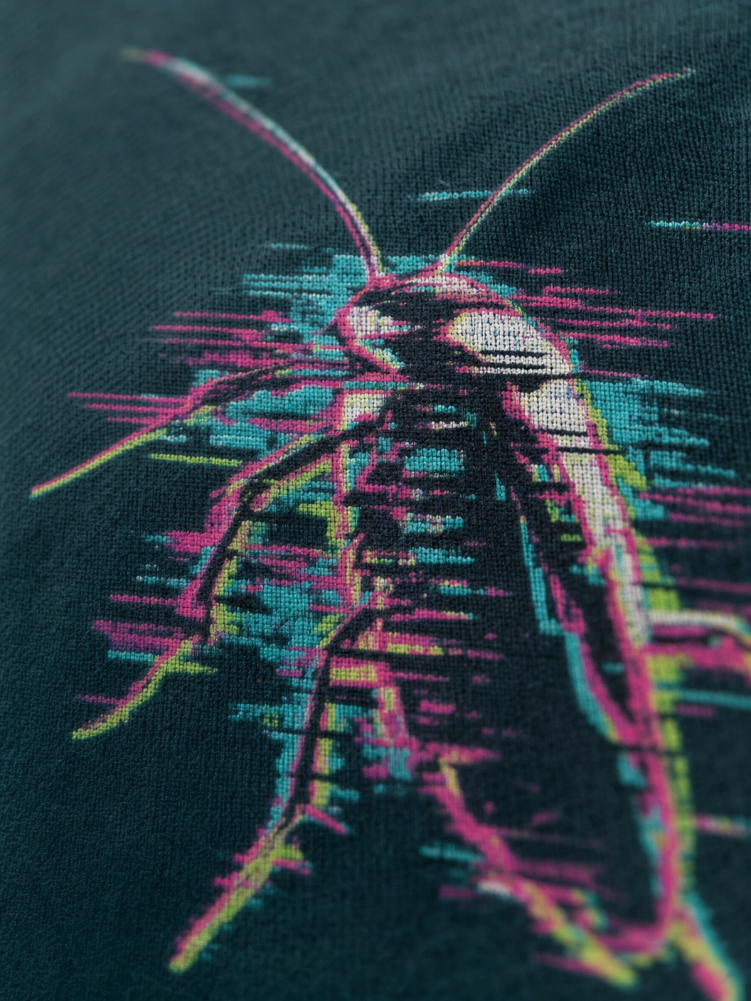 Glitch Roach – Cockroach Janta Party Oversized T-Shirt