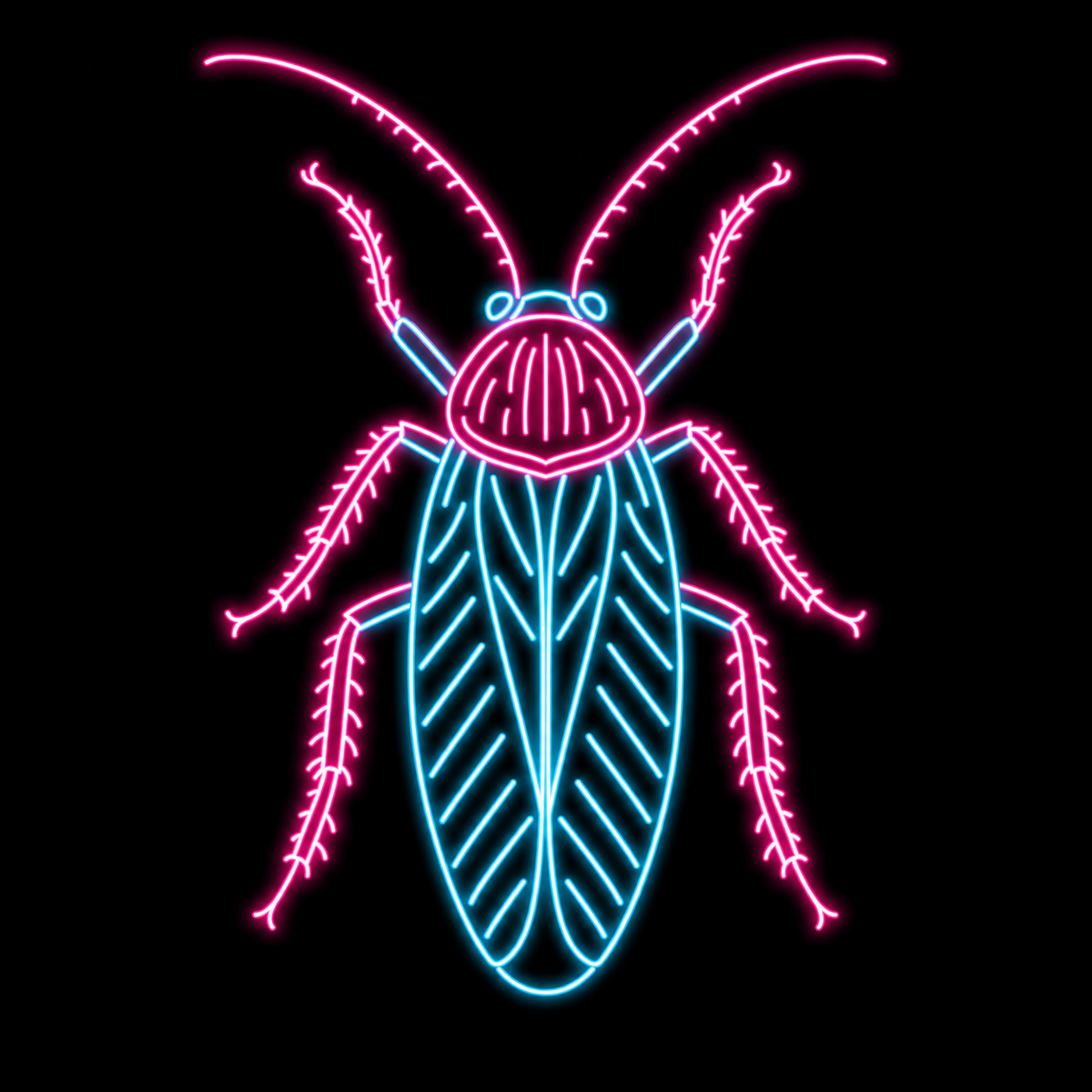 Neon Roach – Cockroach Janta Party Oversized T-Shirt