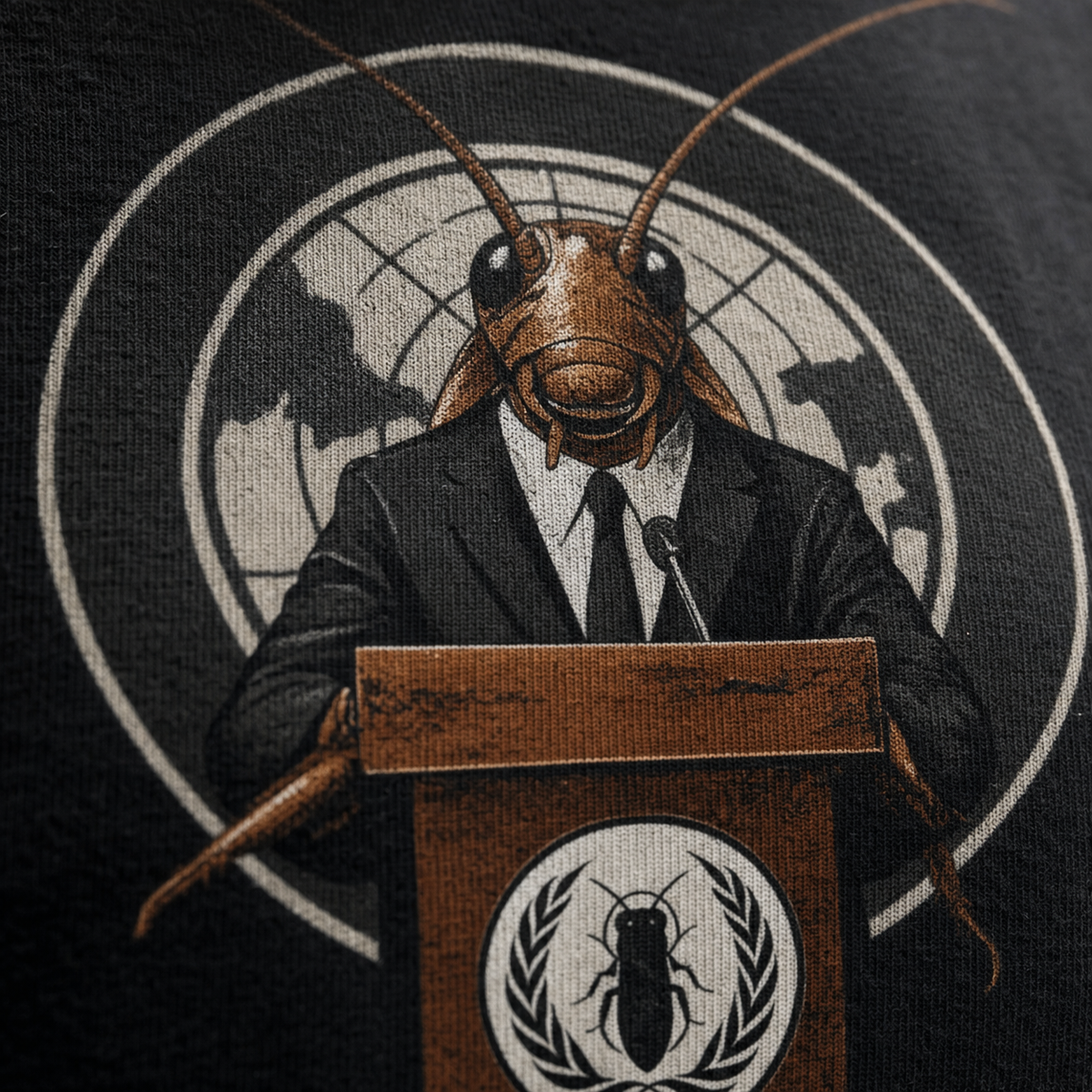 The Candidate – Cockroach Janta Party Oversized T-Shirt