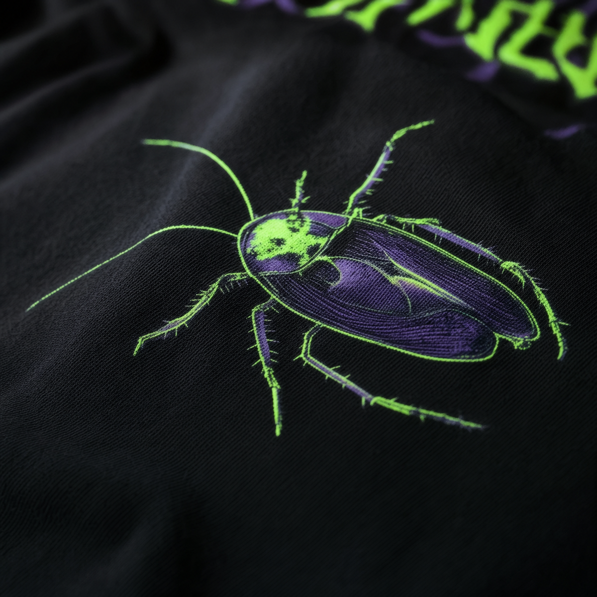 Neon Roach – Cockroach Janta Party Oversized T-Shirt