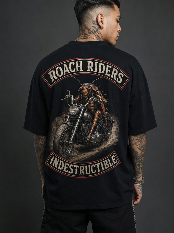 Roach Riders – Cockroach Janta Party Oversized T-Shirt