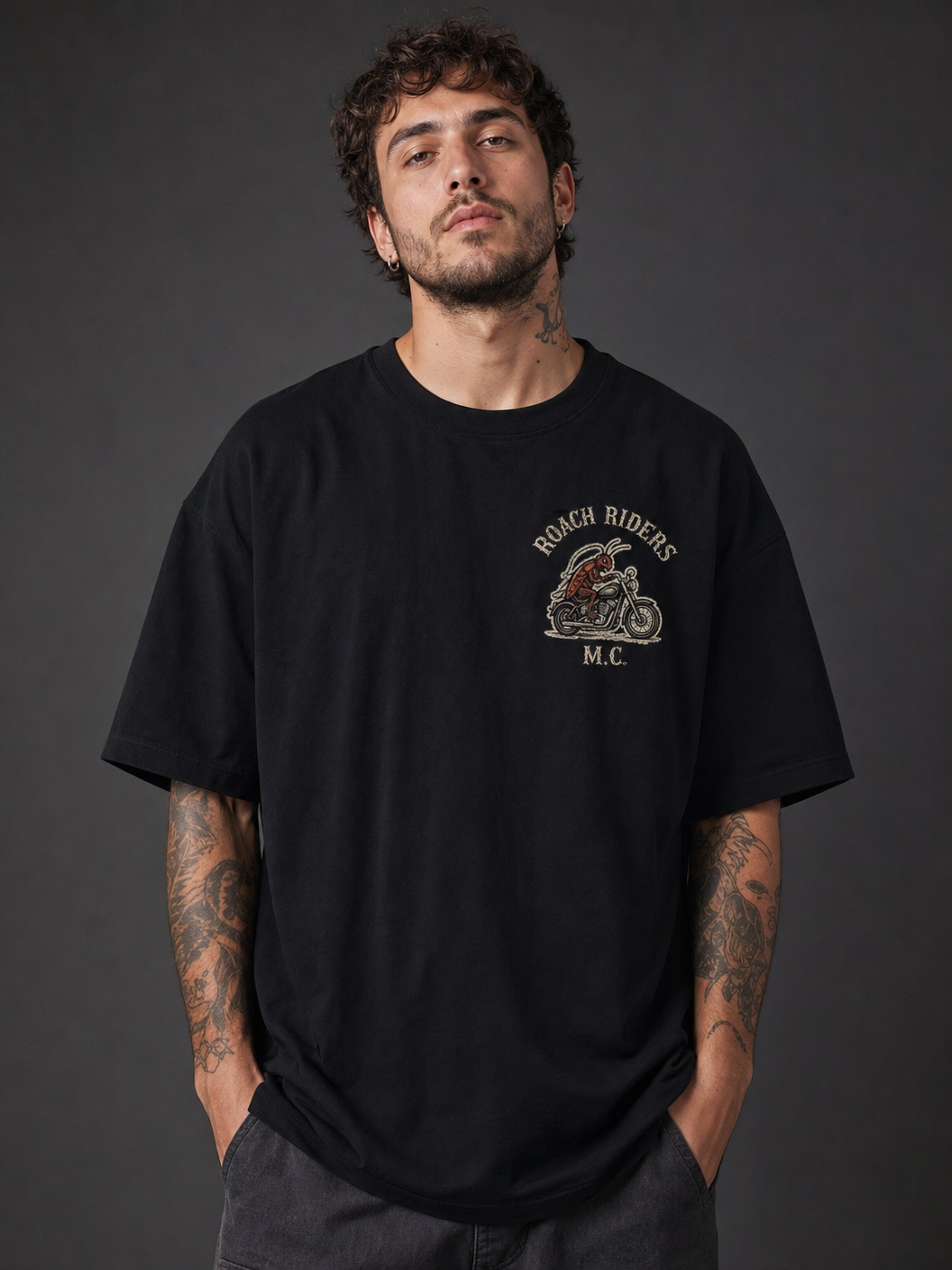 Roach Riders – Cockroach Janta Party Oversized T-Shirt