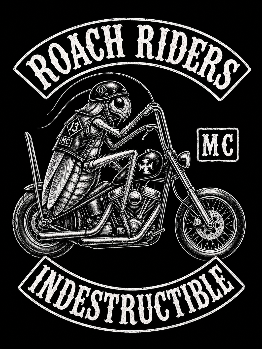 Roach Riders – Cockroach Janta Party Oversized T-Shirt